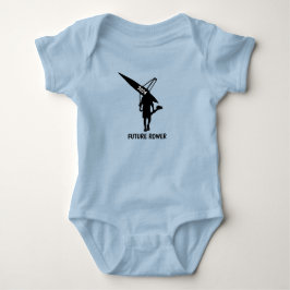Personligens framtida roddning baby t shirt