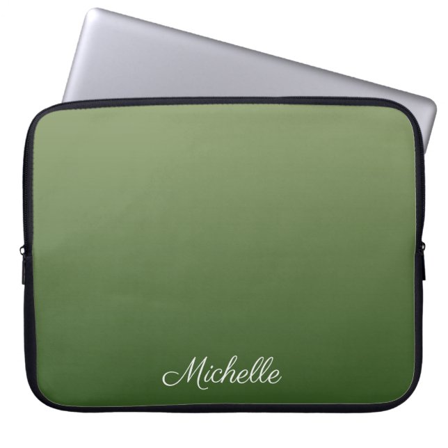 Personligens grönt, antal laptop fodral (Framsidan)