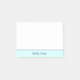 PERSONLIGENS grönt och vitanteckningar Post-it Block