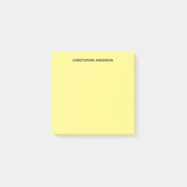Personligens Gult Post-it Block (Framsida)