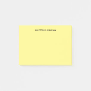 Personligens Gult Post-it Block