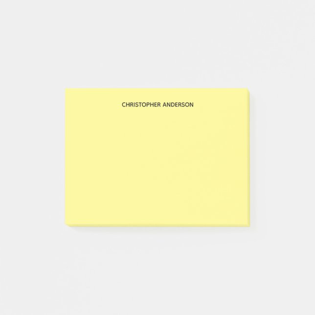 Personligens Gult Post-it Block (Framsida)