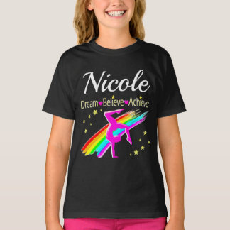 PERSONLIGENS GYMNASTICS GOALS DESIGN T SHIRT