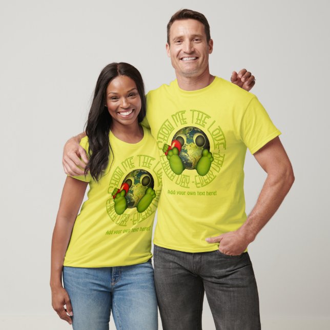 Personligens jorddag tee shirt (Unisex)