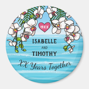 Personligens jubileumsfirmor magnet