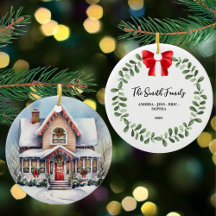 Personligens julprydnad, dubbelsidig