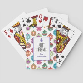 Personligens julprydnader casinokort