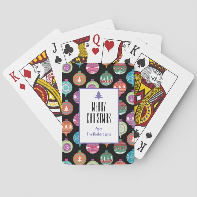Personligens julprydnader casinokort (Baksidan)