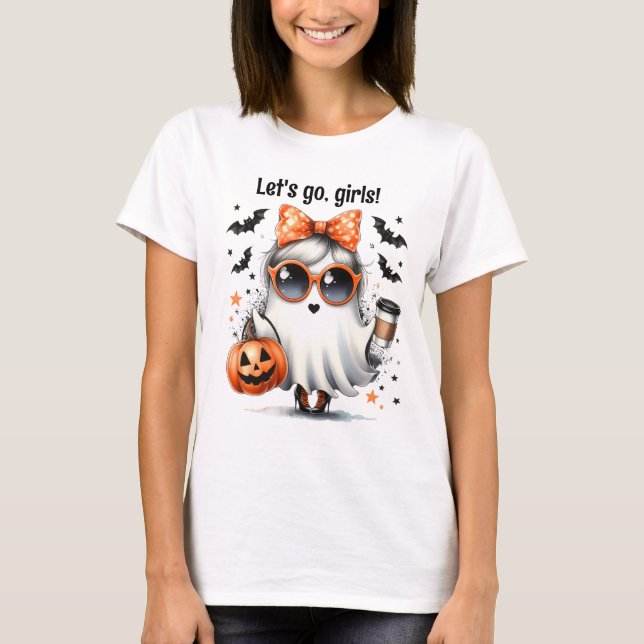 Personligens lärare "Låt oss flickor" spöke Fall T Shirt (Framsida)