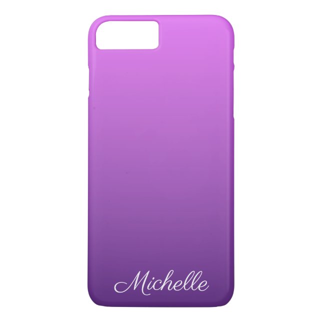 Personligens lila Case-Mate iPhone skal (Baksida)