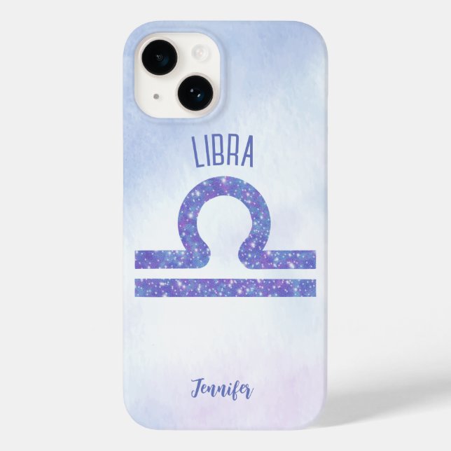 Personligens Lila för vackert Libra Astrology (Baksida)