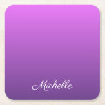 Personligens lila underlägg papper kvadrat<br><div class="desc">Personligens lila</div>
