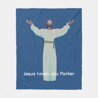 Personligens livsstorlek Jesus Blanket - Anpassa d Fleecefilt