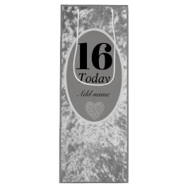 Personligens lyxsammetsfödelsedagspressepåse 16:e