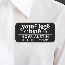Personligens medarbetare Namn bricka med Logotyp Namnbricka