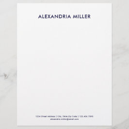 Personligens minsta lilla, blå brevhuvud