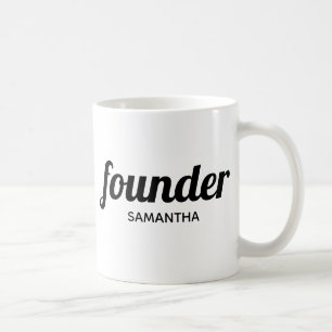 Personligens moderna professionell chef grundare kaffemugg