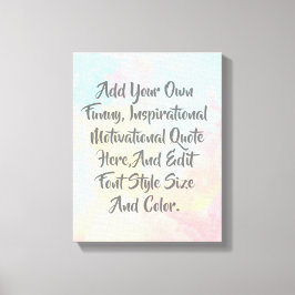 Personligens moderna typografi canvastryck