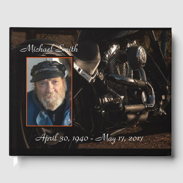 Personligens motorcykelminne gästböcker (Framsida)