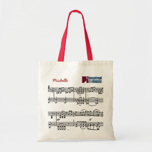 personligens musik inspirerad tygkasse