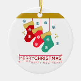 Personligens namninsamlingspaket julgransprydnad keramik