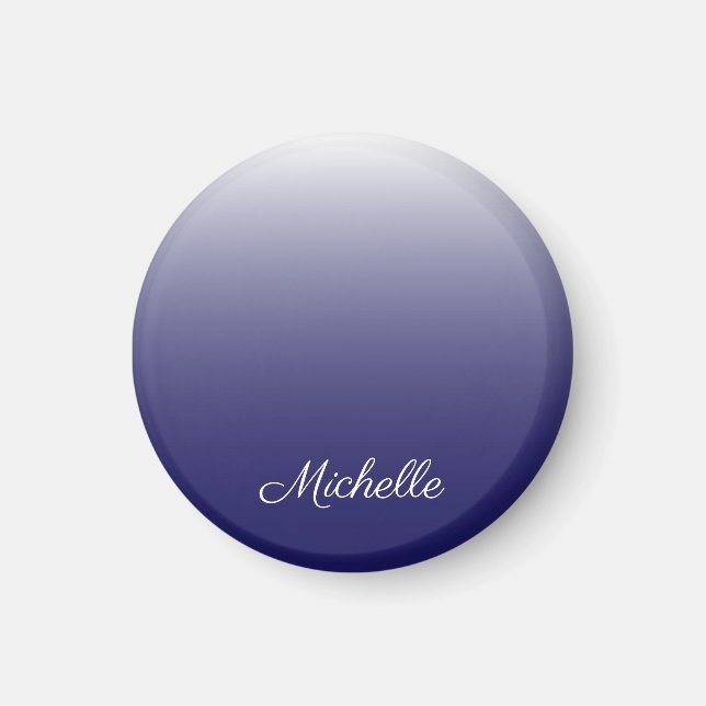 Personligens övertoning, ombre marin blue magnet (Framsidan)