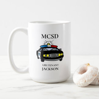 Personligens polis kaffemugg