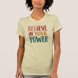 Personligens positiva meddelande T-shirt