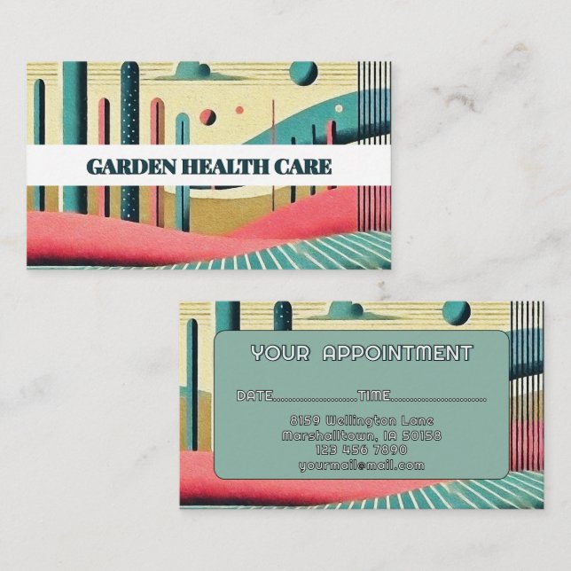 Personligens positivitetsmålning tidsbeställning kort (Fram/baksida)