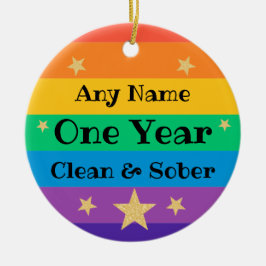 Personligens rena sobebriga keepsaké-gåva julgransprydnad keramik