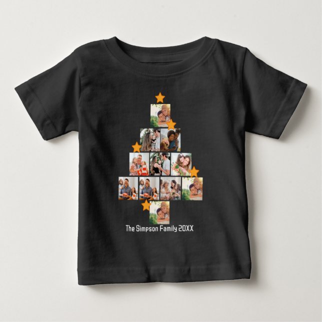 Personligens Roligt - jul 11 Photo Collage T Shirt (Framsida)