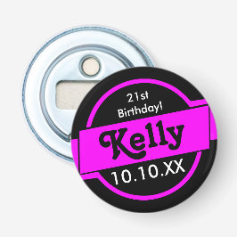 Personligens Rosa Flasköppnare