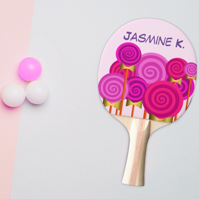Personligens rosa pingisracket (Skapare uppladdad)