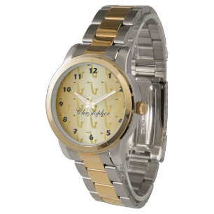 Personligens saxofondesign armbandsur