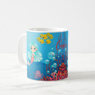 Personligens Sjöjungfru Kaffemugg