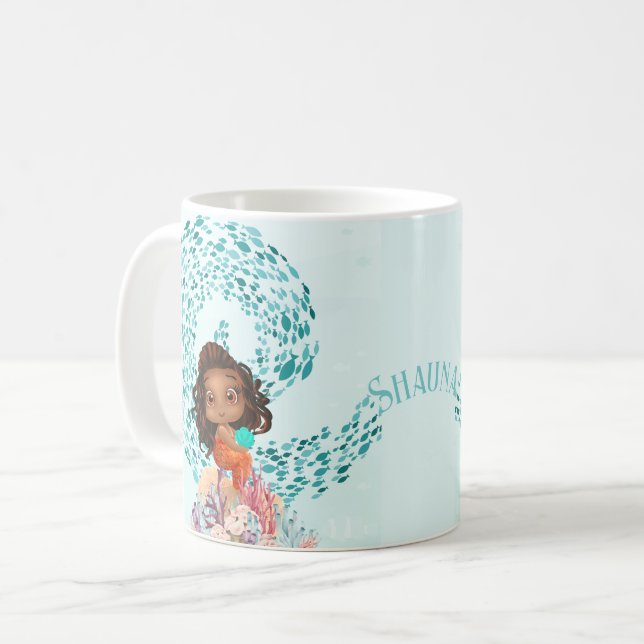 Personligens Sjöjungfru Kaffemugg (Framsida vänster)