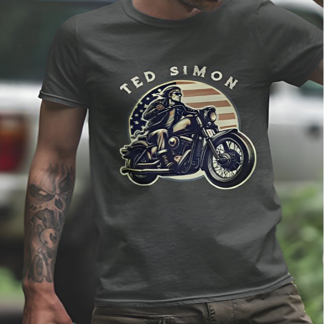 Personligens snyggt- och vintagens cykelentusiasti t shirt (Skapare uppladdad)