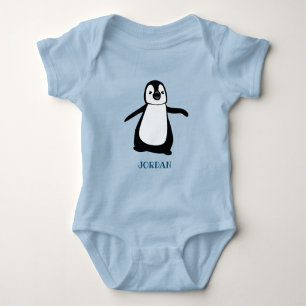 Personligens söta Baby blue penguinillustration T Shirt