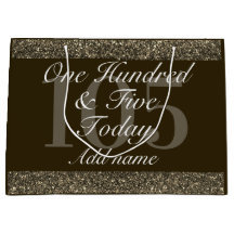 Personligens speciella födelsedagspressepåse 105:e