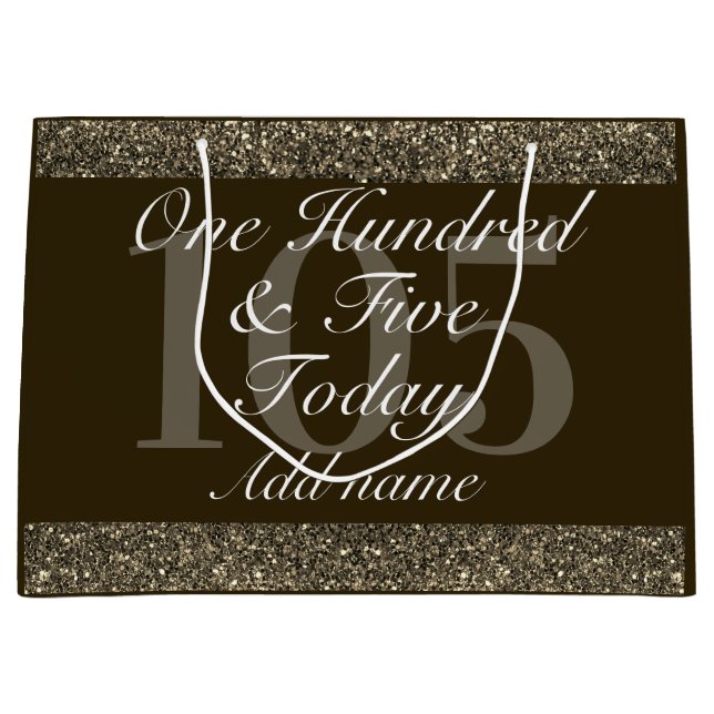 Personligens speciella födelsedagspressepåse 105:e (Framsidan)