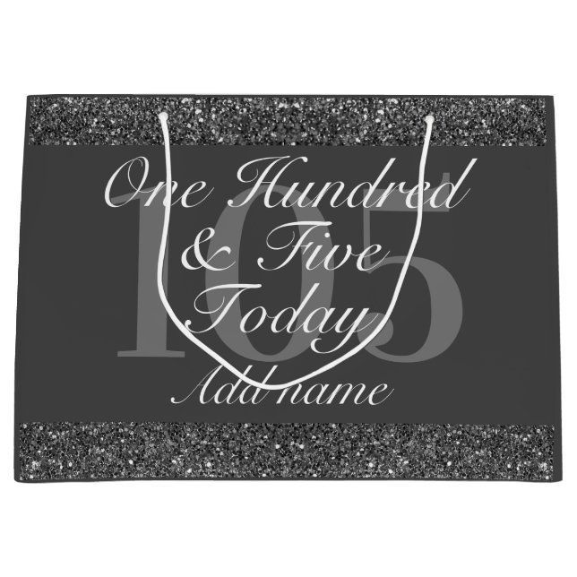 Personligens speciella födelsedagspressepåse 105:e (Framsidan)