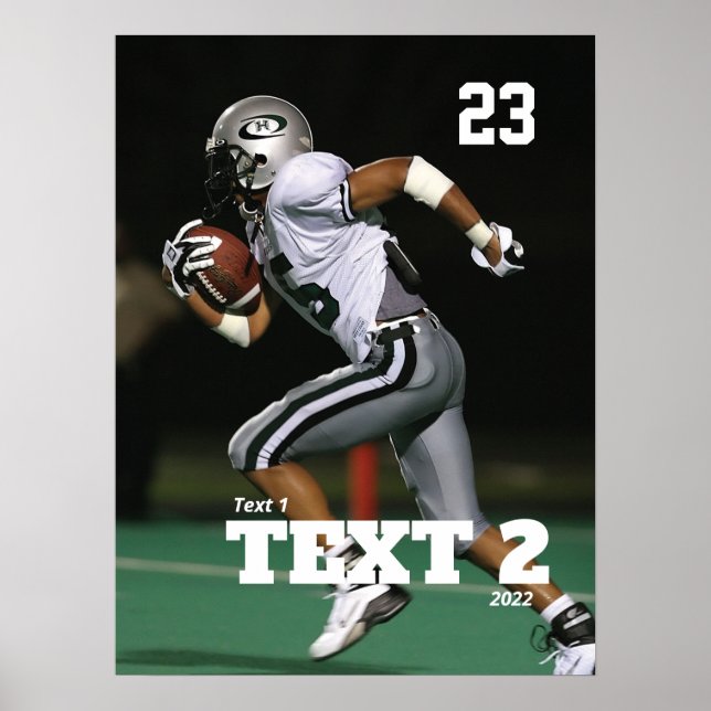 Personligens speldag Poster fotboll (Framsidan)