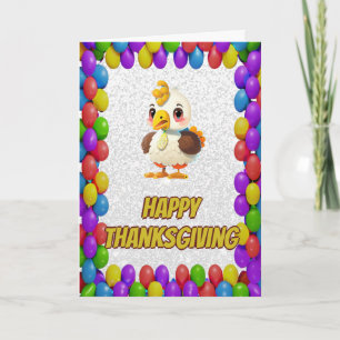 Personligens Thanksgiving Turkiets hälsningskort Kort