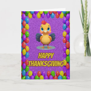 Personligens Thanksgiving Turkiets hälsningskort Kort