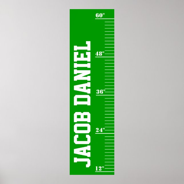 Personligens tillväxtdiagram - Fält Poster (Framsidan)