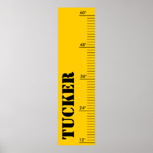 Personligens tillväxtdiagram - linjal poster