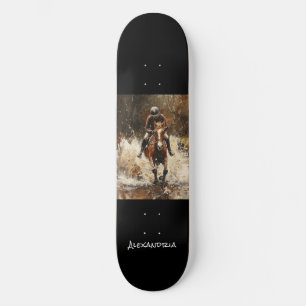 Personligens unika skateboard för hästöverbyggnad