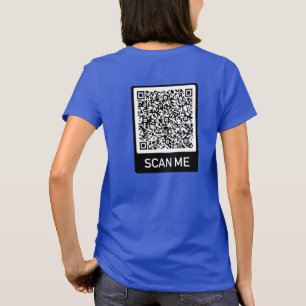 Personligens utformning av din egen QR-kod T-Shirt