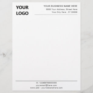 Personligens utformning av ditt eget affärshandbok brevhuvud