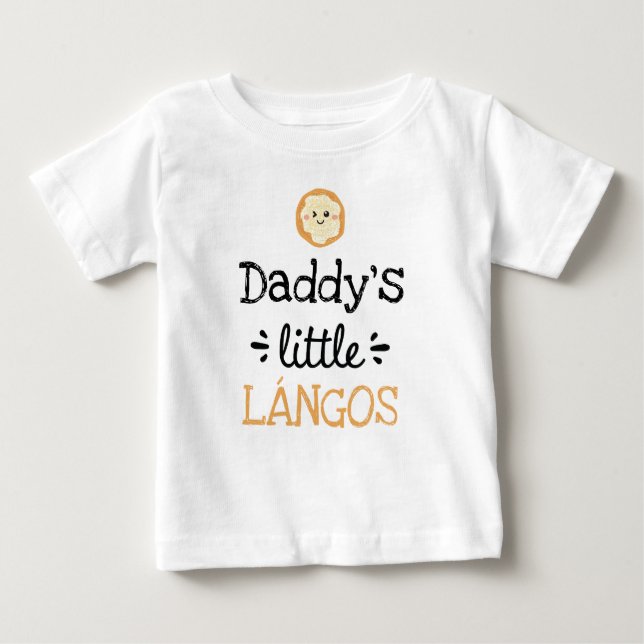 Personligens utformning | [Valfri text] Lángos Lit T Shirt (Framsida)